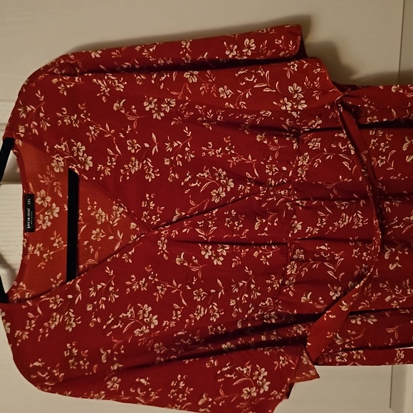 Shein faux crossover blouse 3X - Picture 4 of 6